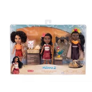 Disney Moana 2 6" Moana, Loto & Matangi Petite Gift Set NWT